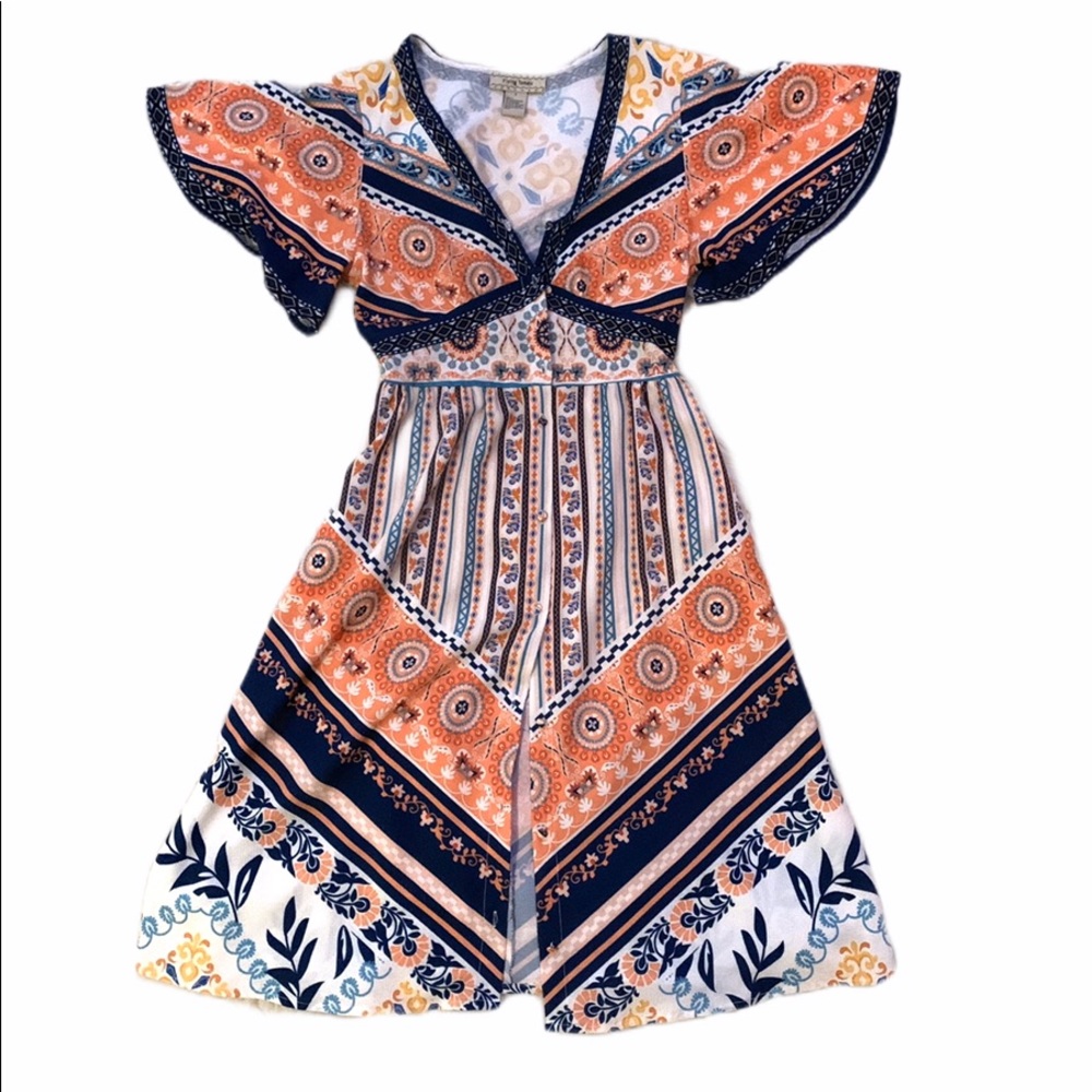 Flying Tomato Button Front Flutter Sleeve Small - image 1